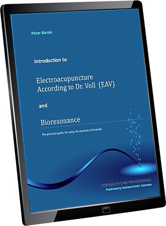 Book cover EAV/Bioresonance on tablet PC